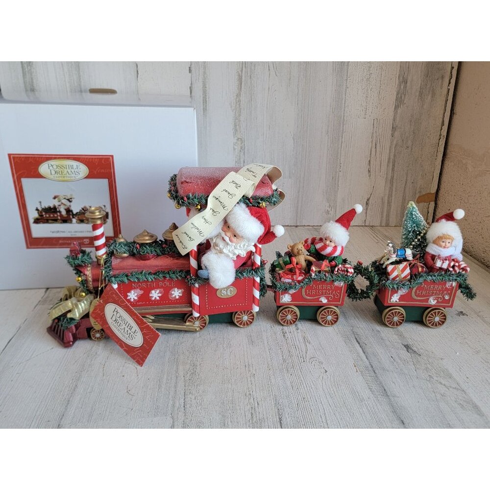 Clothtique All Aboard 4038700 Dept 56 santa claus train xmas‎ figure